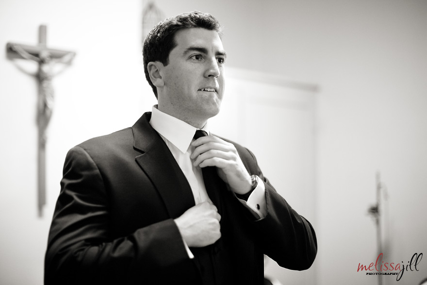 groom Brophy Chapel Wedding Phoenix Arizona